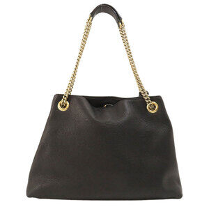 Gucci Leather Soho GG Chain Tote Interlocking Bag